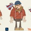 آموزش ویرایش کاراکتر استخوان بندی شده در Moho و فتوشاپ