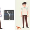 آموزش خروجی کاراکتر از illustrator برای نرم افزار Moho Pro